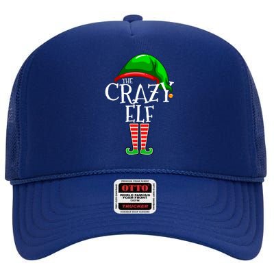 The Crazy Elf Family Matching Group Christmas Gift Funny High Crown Mesh Back Trucker Hat