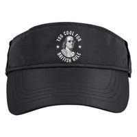 Too Cool For British Rule Funny Ben Benjamin Franklin 4th Of July Adult Drive Performance Visor