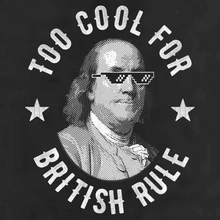 Too Cool For British Rule Funny Ben Benjamin Franklin 4th Of July Adult Drive Performance Visor