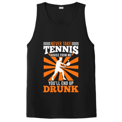 Tennis Coach Funny Saying Tennis Player Joke Fun PosiCharge Competitor Tank