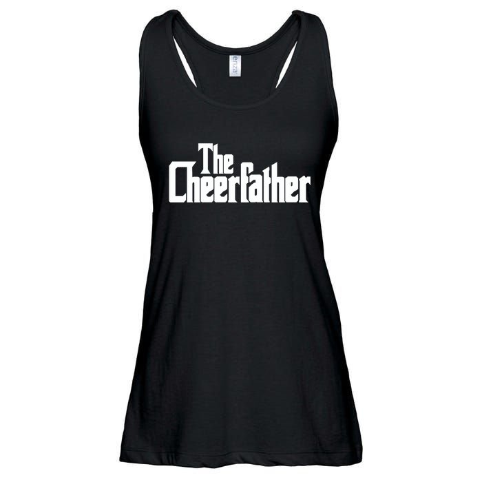 The Cheerfather Fathers Day Cheerleader Gift Ladies Essential Flowy Tank