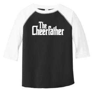 The Cheerfather Fathers Day Cheerleader Gift Toddler Fine Jersey T-Shirt