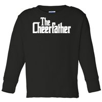 The Cheerfather Fathers Day Cheerleader Gift Toddler Long Sleeve Shirt