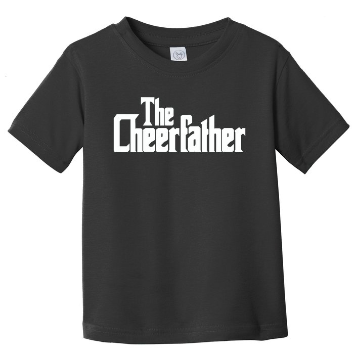 The Cheerfather Fathers Day Cheerleader Gift Toddler T-Shirt