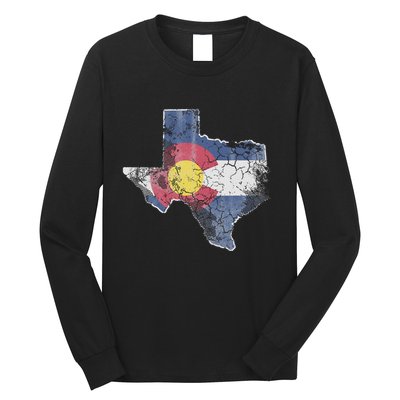 Texas Colorado Flag Family Long Sleeve Shirt