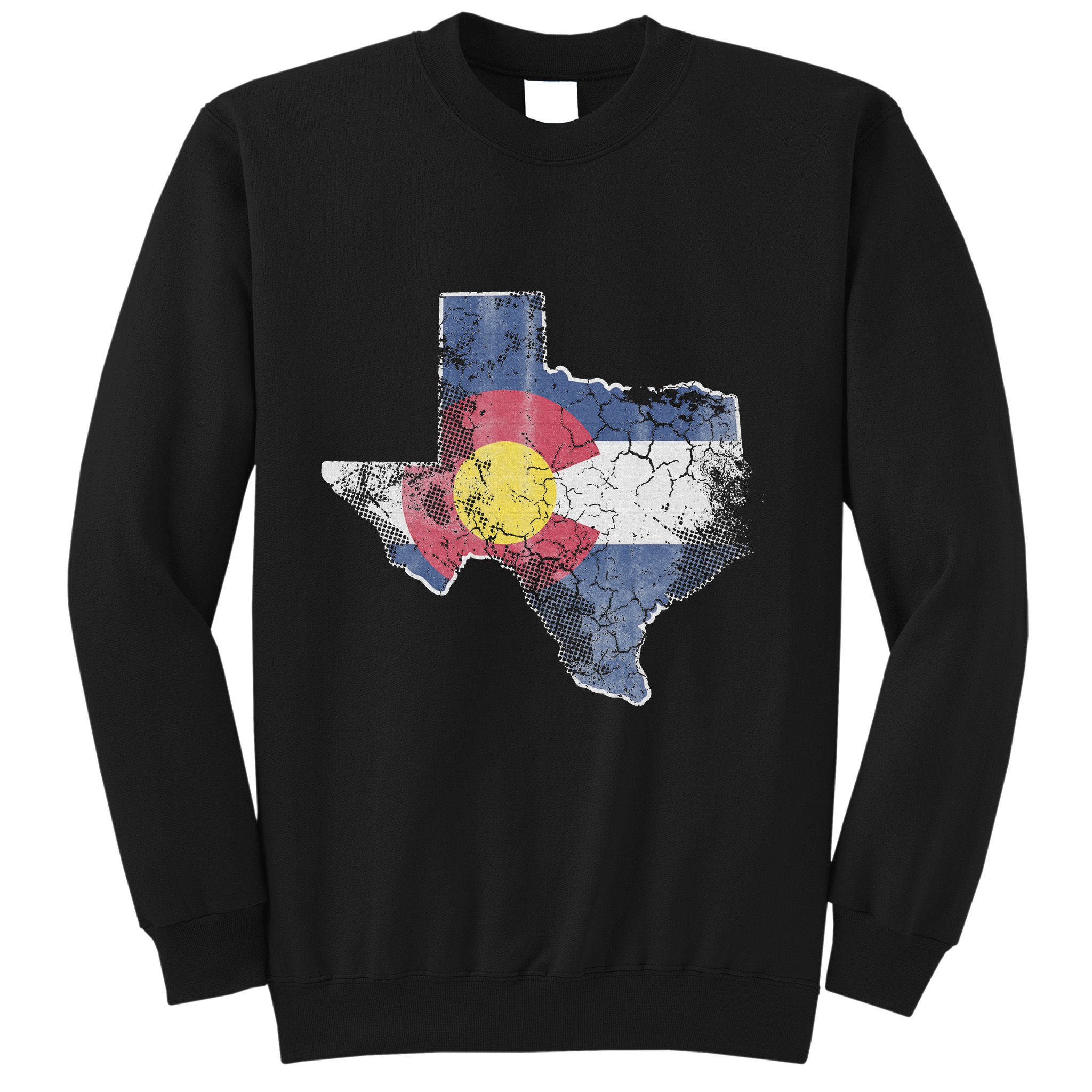 Texas Colorado Flag Family Sweatshirt