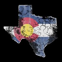 Texas Colorado Flag Family Sweatshirt