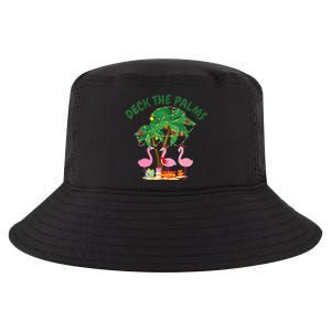 Tropical Christmas Florida Flamingo Deck The Palms Cool Comfort Performance Bucket Hat