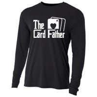 The Card Father Funny Poker Game Cards Playing Father Cooling Performance Long Sleeve Crew