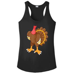 Turkey Costume Funny Thanksgiving Turkey Ladies PosiCharge Competitor Racerback Tank