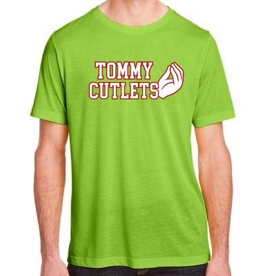 Tommy Cutlets Football Quarterback Ny Italian Hand Gesture Adult ChromaSoft Performance T-Shirt