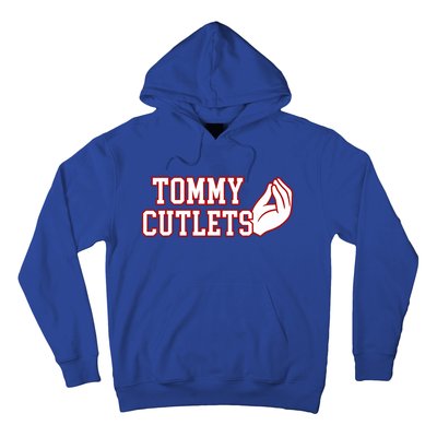 Tommy Cutlets Football Quarterback Ny Italian Hand Gesture Hoodie