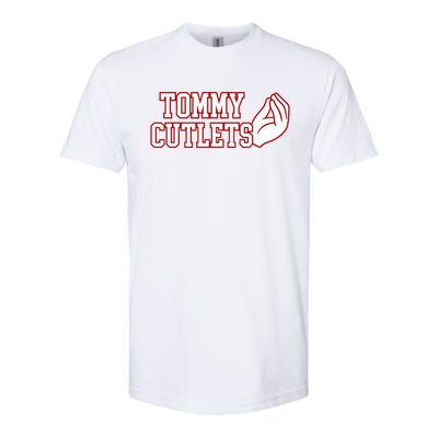 Tommy Cutlets Football Quarterback Ny Italian Hand Gesture Softstyle CVC T-Shirt