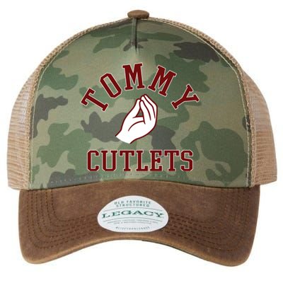 Tommy Cutlets Funny Italian Hand Football Legacy Tie Dye Trucker Hat