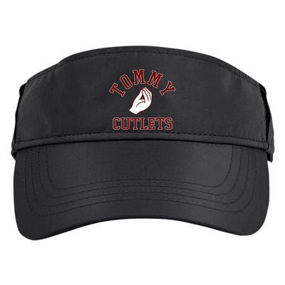 Tommy Cutlets Funny Italian Hand Football Adult Drive Performance Visor