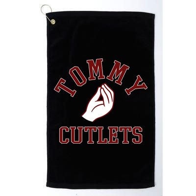 Tommy Cutlets Funny Italian Hand Football Golf Towel