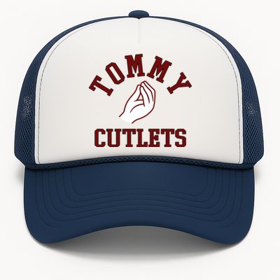 Tommy Cutlets Funny Italian Hand Football Trucker Hat