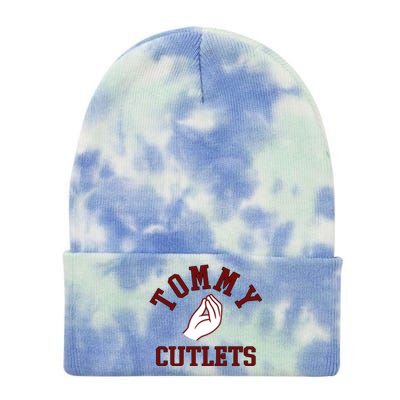 Tommy Cutlets Funny Italian Hand Football Tie Dye 12in Knit Beanie