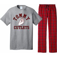 Tommy Cutlets Funny Italian Hand Football Pajama Set