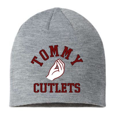 Tommy Cutlets Funny Italian Hand Football Sustainable Beanie