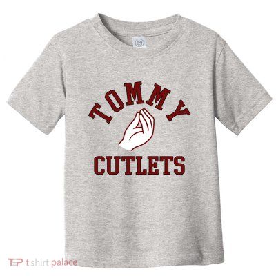 Tommy Cutlets Funny Italian Hand Football Toddler T-Shirt