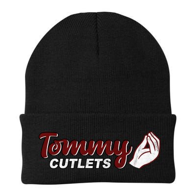 Tommy Cutlets Football Quarterback Funny Vintage Beanie
