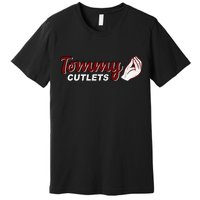 Tommy Cutlets Football Quarterback Funny Vintage Premium T-Shirt