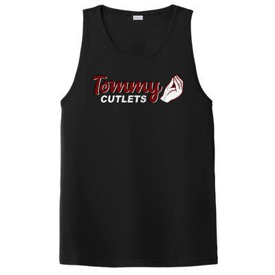 Tommy Cutlets Football Quarterback Funny Vintage PosiCharge Competitor Tank