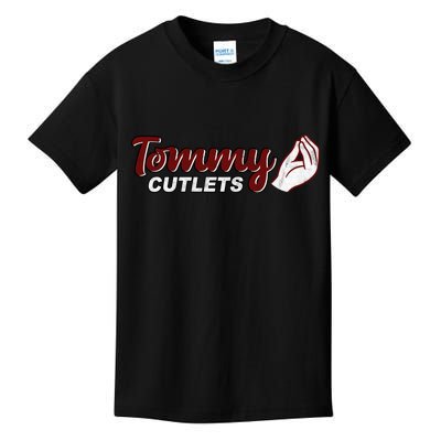 Tommy Cutlets Football Quarterback Funny Vintage Kids T-Shirt