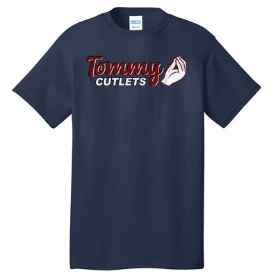 Tommy Cutlets Football Quarterback Funny Vintage Tall T-Shirt