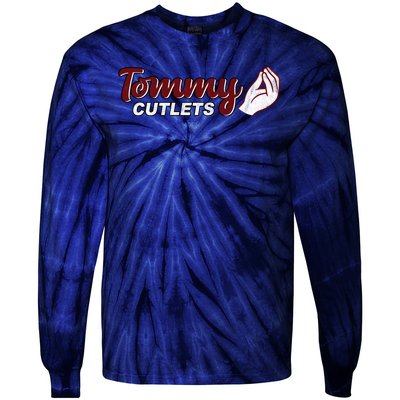 Tommy Cutlets Football Quarterback Funny Vintage Tie-Dye Long Sleeve Shirt