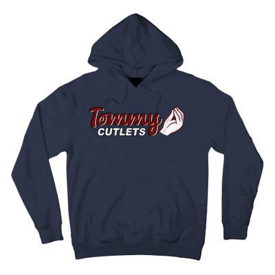 Tommy Cutlets Football Quarterback Funny Vintage Tall Hoodie