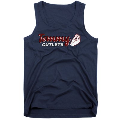 Tommy Cutlets Football Quarterback Funny Vintage Tank Top