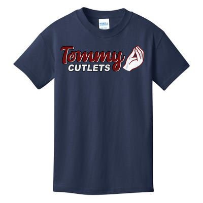 Tommy Cutlets Football Quarterback Funny Vintage Kids T-Shirt