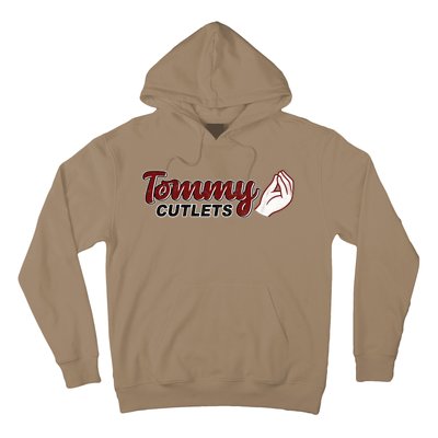 Tommy Cutlets Football Quarterback Funny Vintage Hoodie