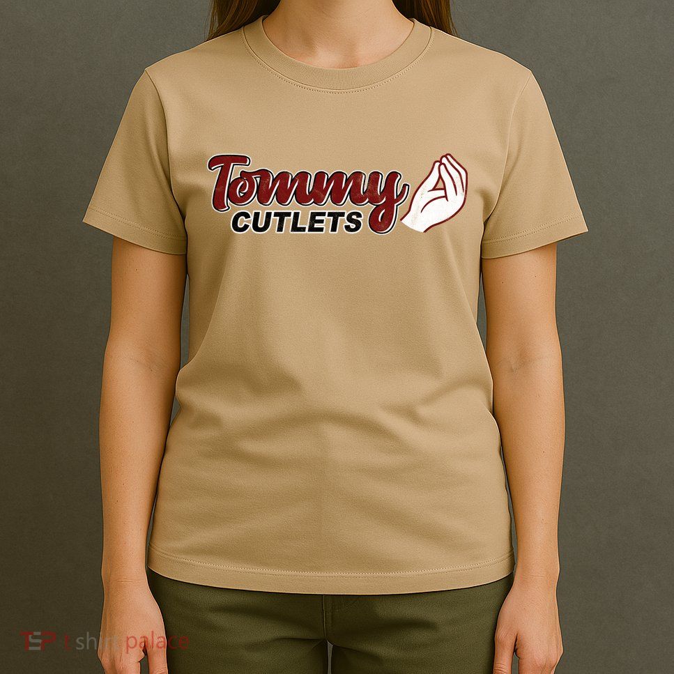 Tommy Cutlets Football Quarterback Funny Vintage T-Shirt