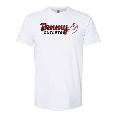 Tommy Cutlets Football Quarterback Funny Vintage Softstyle CVC T-Shirt