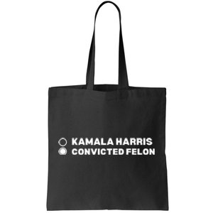 Trump Convicted Felon Tote Bag