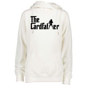 The Cardfather Funny Football Card Collector Trading Cards Womens Funnel Neck Pullover Hood