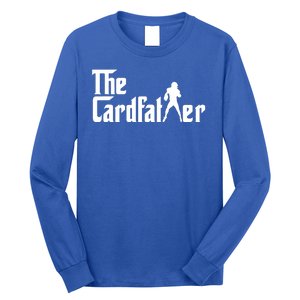 The Cardfather Funny Football Card Collector Trading Cards Long Sleeve Shirt