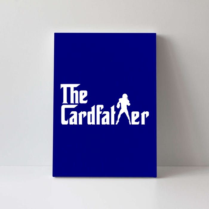 The Cardfather Funny Football Card Collector Trading Cards Canvas