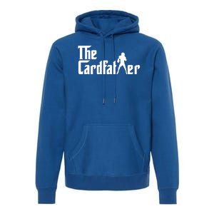 The Cardfather Funny Football Card Collector Trading Cards Premium Hoodie