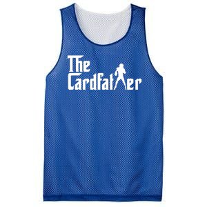 The Cardfather Funny Football Card Collector Trading Cards Mesh Reversible Basketball Jersey Tank