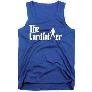 The Cardfather Funny Football Card Collector Trading Cards Tank Top