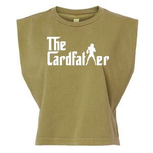 The Cardfather Funny Football Card Collector Trading Cards Garment-Dyed Women's Muscle Tee