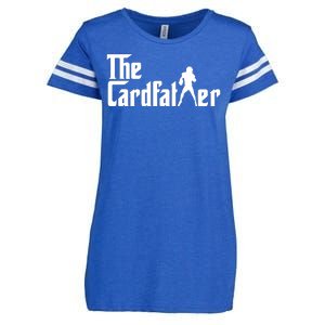 The Cardfather Funny Football Card Collector Trading Cards Enza Ladies Jersey Football T-Shirt