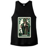 Tarot Card Funny St Patricks Day Gon Git St Patrick Ladies PosiCharge Tri-Blend Wicking Tank