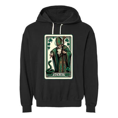 Tarot Card Funny St Patricks Day Gon Git St Patrick Garment-Dyed Fleece Hoodie