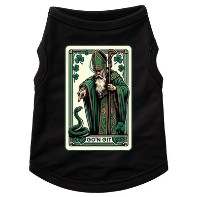 Tarot Card Funny St Patricks Day Gon Git St Patrick Doggie Tank
