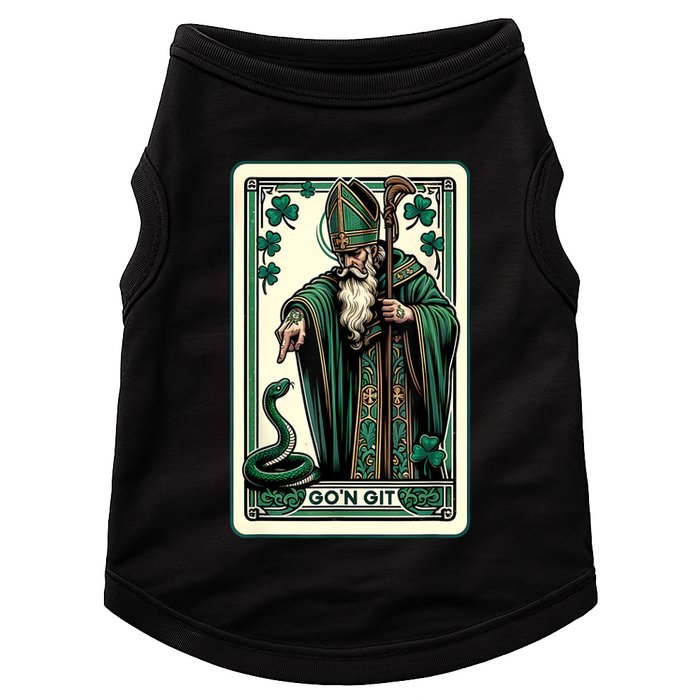 Tarot Card Funny St Patricks Day Gon Git St Patrick Doggie Tank